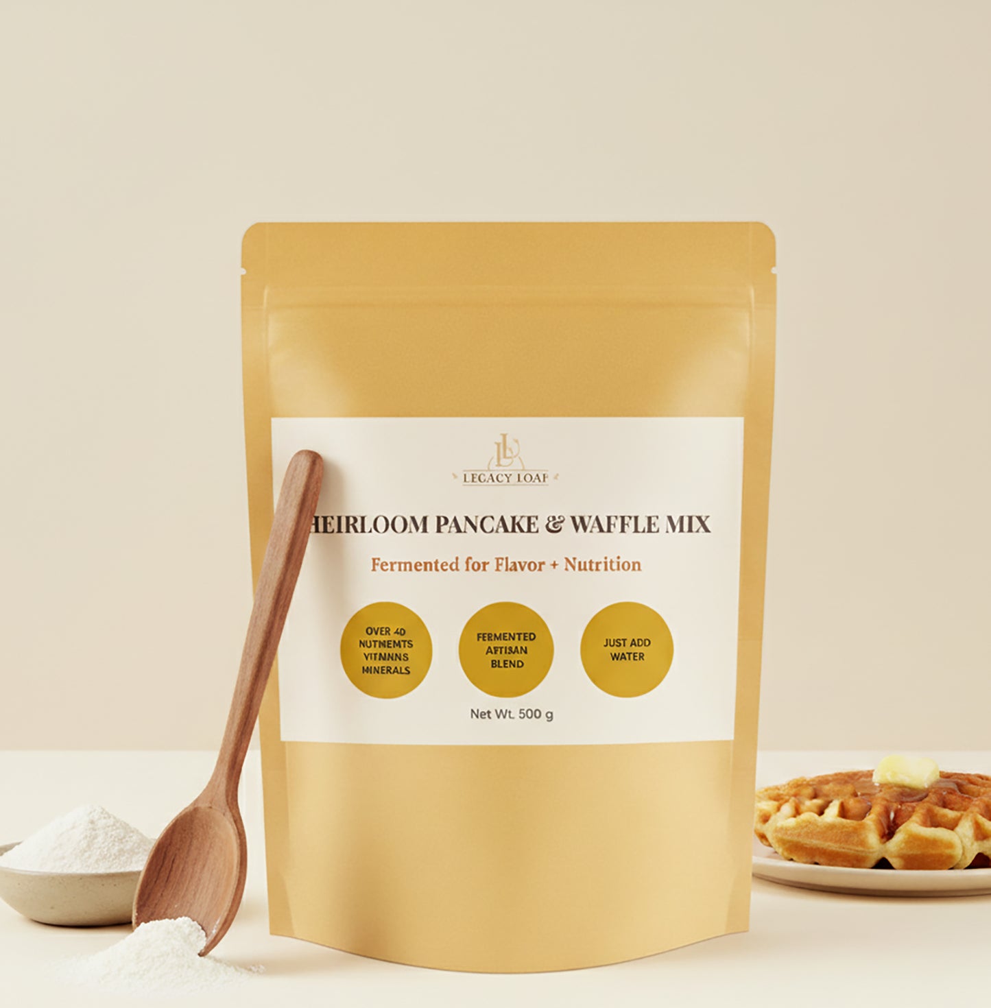 Heirloom Pancake & Waffle Mix – Fermented for Flavor + Nutrition